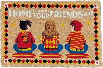 Intratuin Warner Bros kokosmat Harry Potter vrienden bruin 60 x 40 cm aanbieding