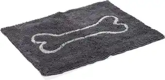 Intratuin Beeztees droogloopmat Dirty Dog grijs 68 x 88 x 2 cm aanbieding