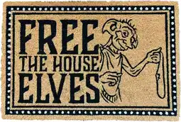 Intratuin Warner Bros kokosmat Harry Potter huis elf bruin 60 x 40 cm aanbieding