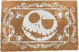 Intratuin Disney kokosmat Nightmare Before Christmas jack skellington bruin / wit 60 x 40 cm aanbieding
