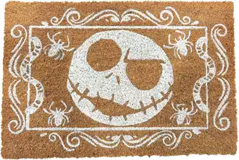 Intratuin Disney kokosmat Nightmare Before Christmas jack skellington bruin / wit 60 x 40 cm aanbieding