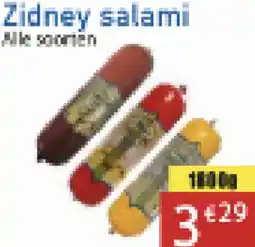 Tanger Markt Zidney salami aanbieding