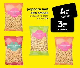 HEMA Popcorn met een smaak aanbieding