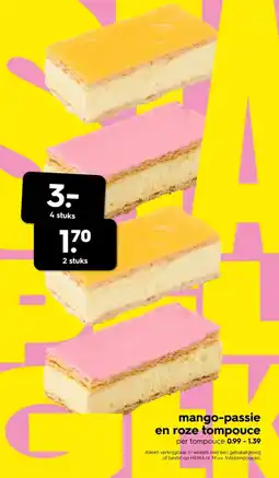 HEMA Mango passie en roze tompouce aanbieding