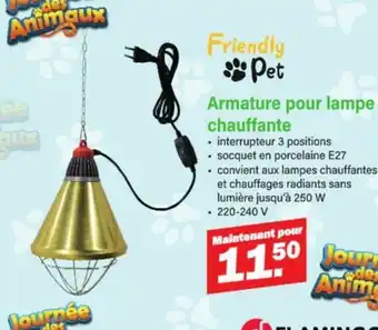 Van Cranenbroek Friendly Pet Armature pour lampe chauffante aanbieding