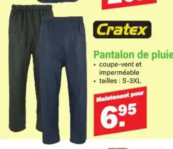 Van Cranenbroek Cratex Pantalon de pluie aanbieding