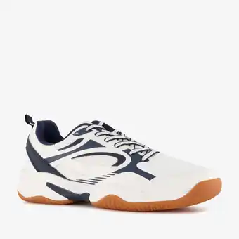 Scapino Osaga heren padelschoenen wit blauw aanbieding