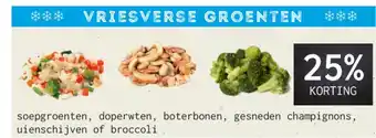Naanhof Vriesverse groenten aanbieding