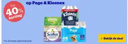 Bol.com Op page & kleenex aanbieding