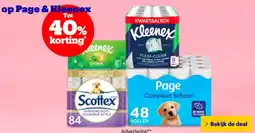 Bol.com Op page & kleenex aanbieding