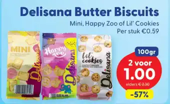 Die Grenze Delisana Butter Biscuits aanbieding