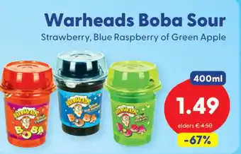 Die Grenze Warheads Boba Sour aanbieding