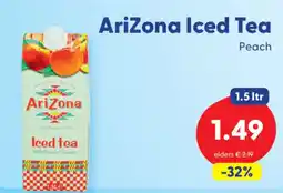 Die Grenze AriZona Iced Tea aanbieding