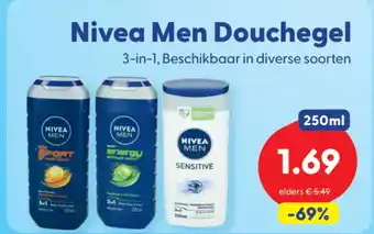 Die Grenze Nivea Men Douchegel aanbieding