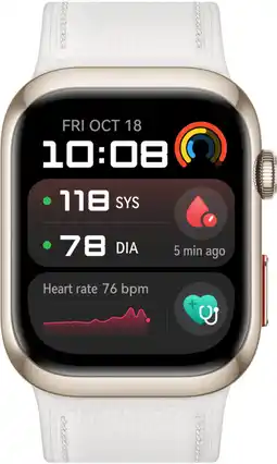 MediaMarkt HUAWEI D2 Smartwatch Wit aanbieding