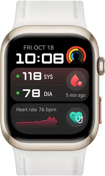 MediaMarkt HUAWEI D2 Smartwatch Wit aanbieding