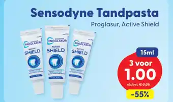 Die Grenze Sensodyne Tandpasta aanbieding