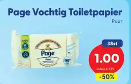 Die Grenze Page Vochtig Toiletpapier aanbieding