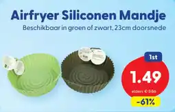 Die Grenze Airfryer Siliconen Mandje aanbieding
