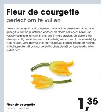 HANOS Fleur de courgette aanbieding