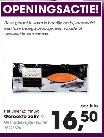 HANOS Het urker zalmhuys gerookte zalm aanbieding