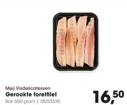 HANOS Meij Visdelicatessen Gerookte forelfilet aanbieding