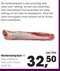 HANOS Hertenstriploin aanbieding