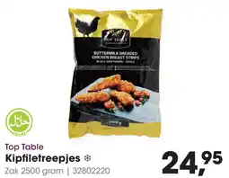 HANOS Top table Kipfiletreepjes aanbieding