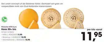 HANOS Meester Affineurs Kaas 50+ bio aanbieding