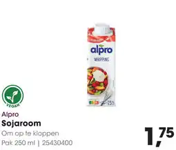 HANOS Alpro Sojaroom aanbieding
