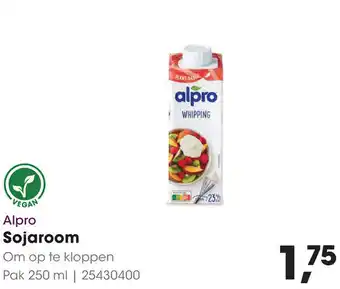 HANOS Alpro Sojaroom aanbieding