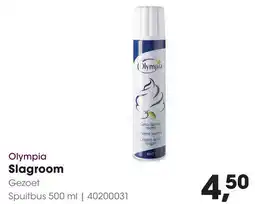 HANOS Olympia Slagroom aanbieding