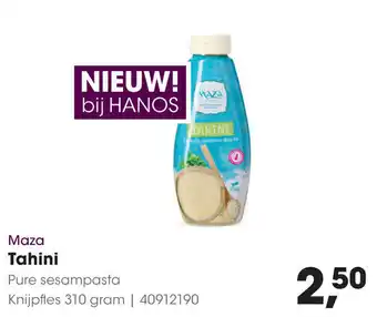 HANOS Maza Tahini aanbieding