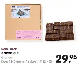 HANOS Dero Foods Brownie aanbieding