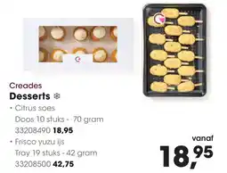HANOS Creades Desserts aanbieding