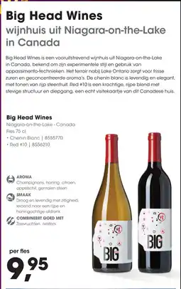 HANOS Big Head Wines aanbieding