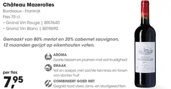 HANOS Château Mazerolles aanbieding