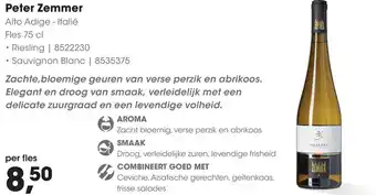 HANOS Peter Zemmer aanbieding