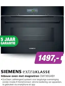 EP Inbouw oven met magnetron CM736GAB1 aanbieding