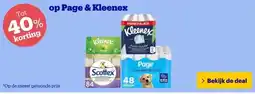Bol.com Page & Kleenex aanbieding