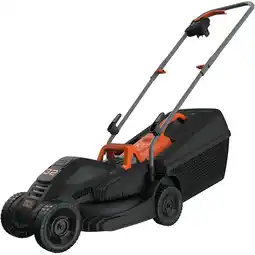 Praxis Black+Decker Elektrische Grasmaaier BEMW351GL2-QS - 32cm - 1000W aanbieding