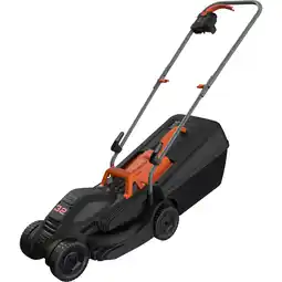 Praxis Black+Decker Elektrische Grasmaaier BEMW351-QS - 32cm - 1000W aanbieding