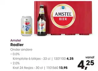 HANOS Amstel Radler aanbieding