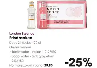 HANOS London Essence Frisdranken aanbieding