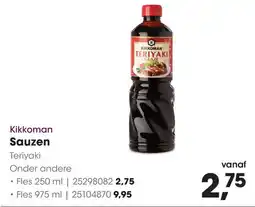 HANOS Kikkoman Sauzen Teriyaki aanbieding