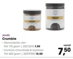 HANOS Jordà Crumble aanbieding