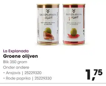 HANOS La Explanada Groene olijven aanbieding