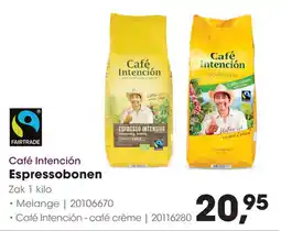 HANOS Café Intención Espressobonen aanbieding