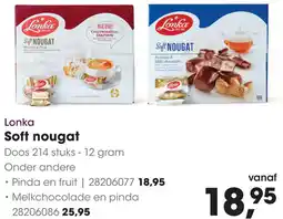 HANOS Lonka Soft nougat aanbieding