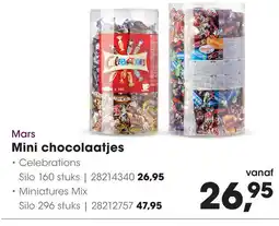 HANOS Mars Mini chocolaatjes aanbieding